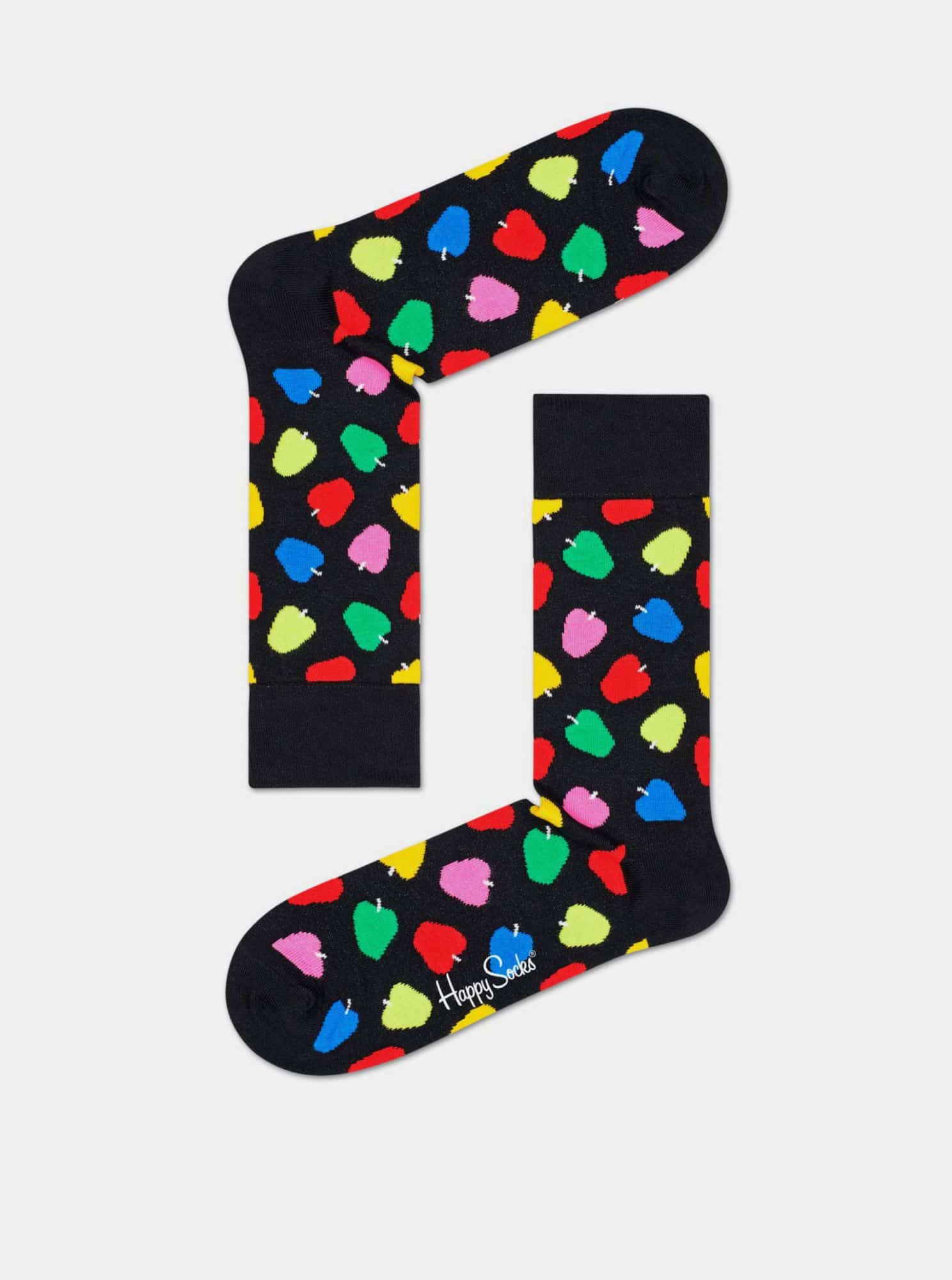 Černé vysoké ponožky Happy Socks