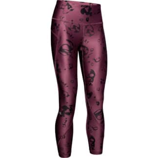 Legíny Under Armour HG Armour Ankle Crop - Ako Print-Purp