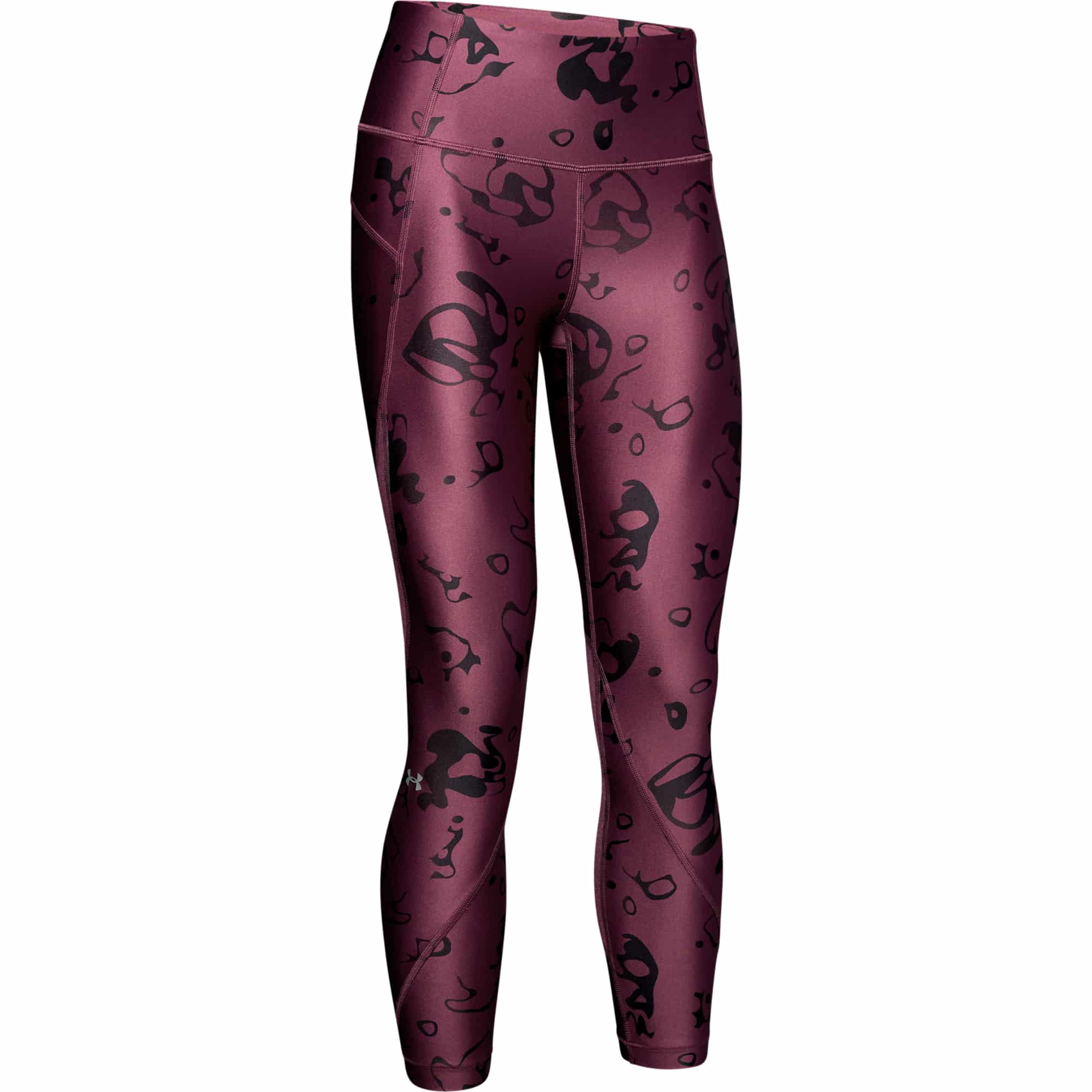 Legíny Under Armour HG Armour Ankle Crop - Ako Print-Purp