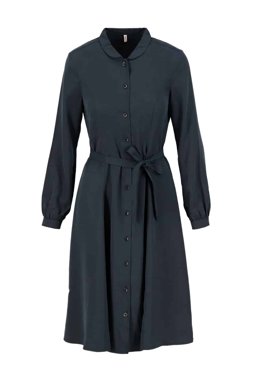 Blutsgeschwister modré košilové šaty Bella Blue