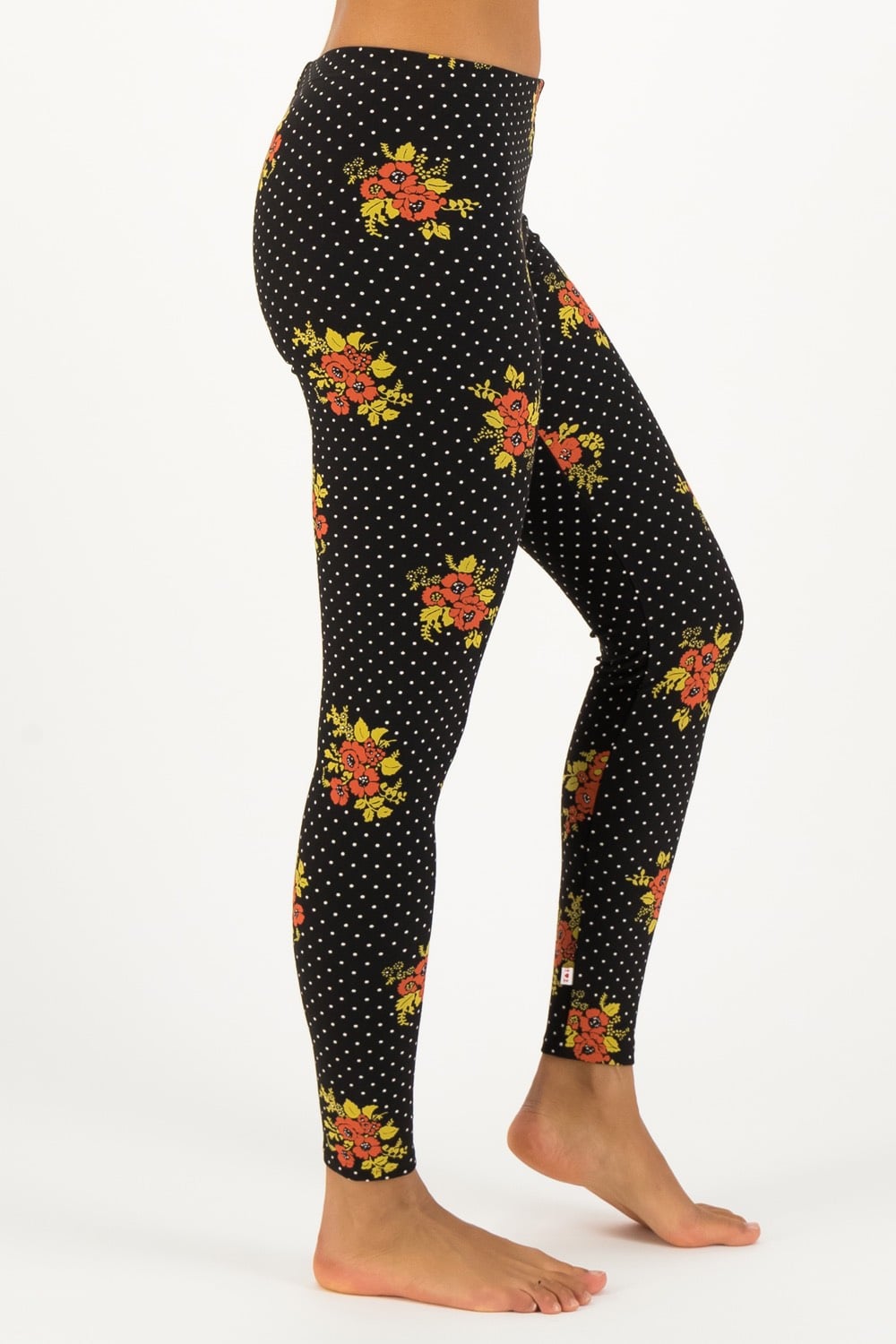 Blutsgeschwister černé legíny Forest Flower