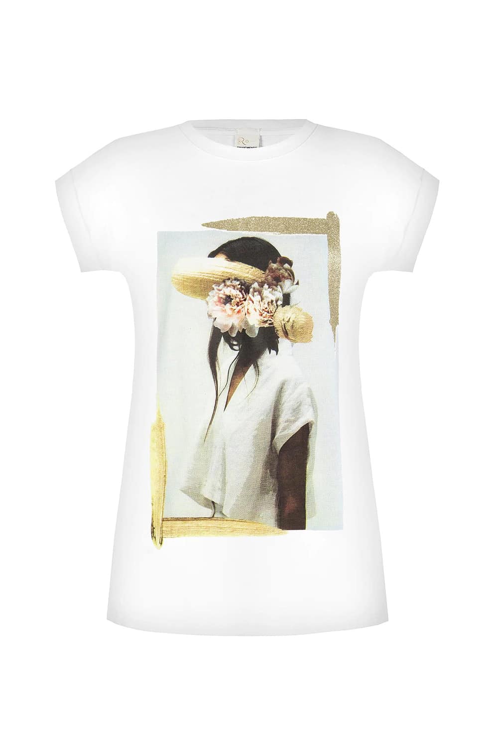 Rinascimento bílé tričko s portrétem