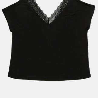 Černé tričko s krajkou ONLY Blake
