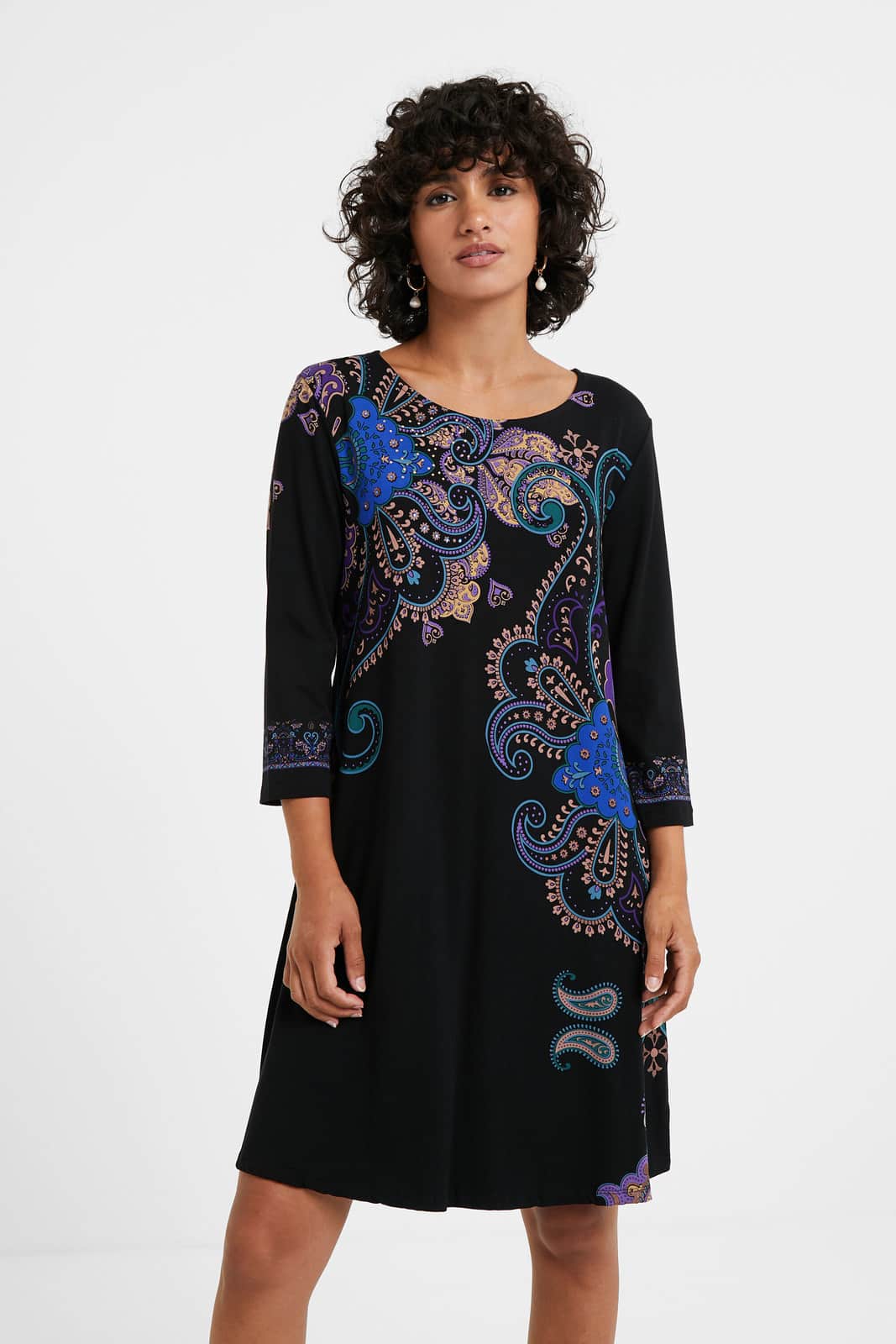 Desigual černé šaty Vest Washintong