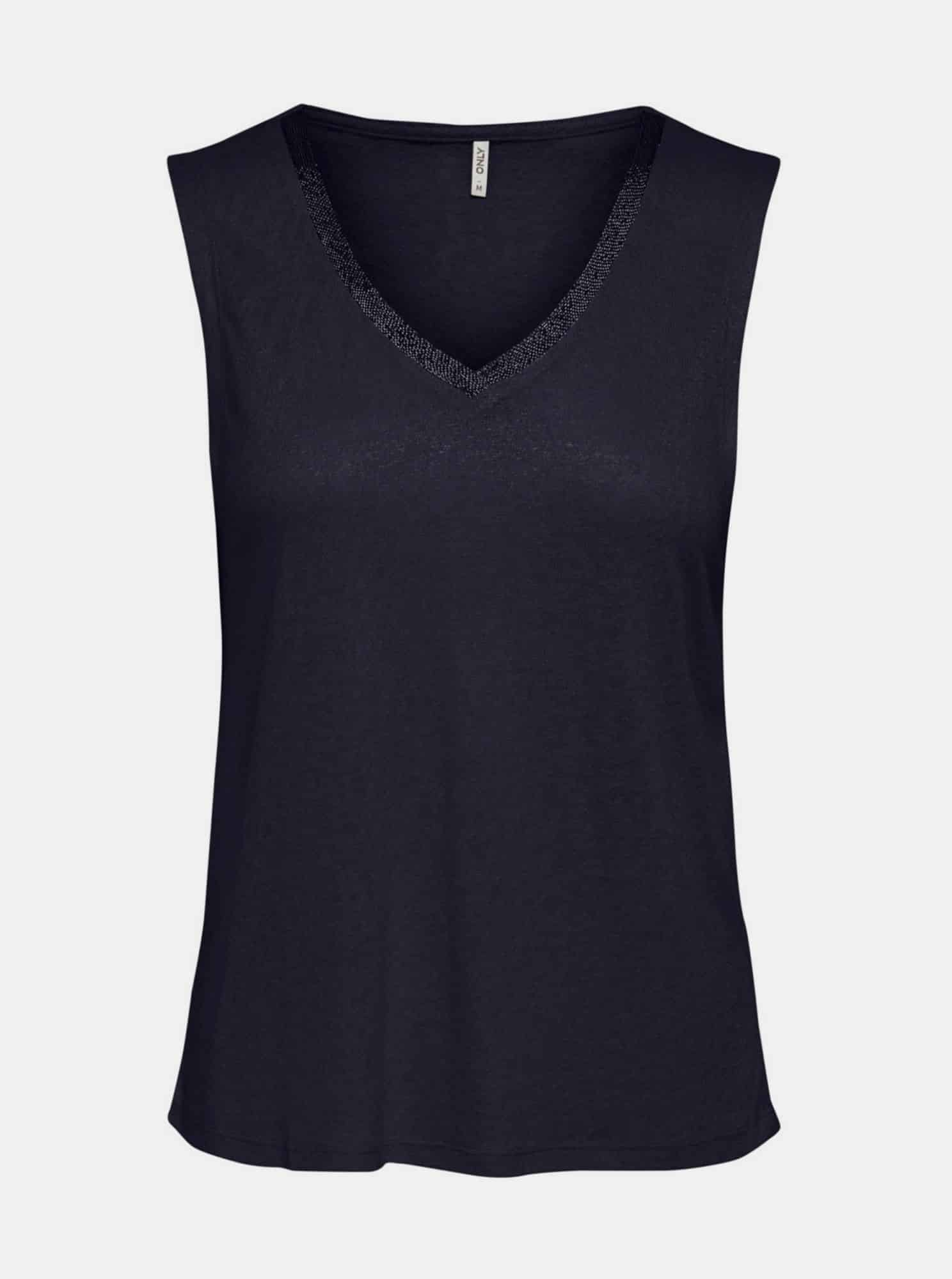 Tmavě modrý top ONLY Riley