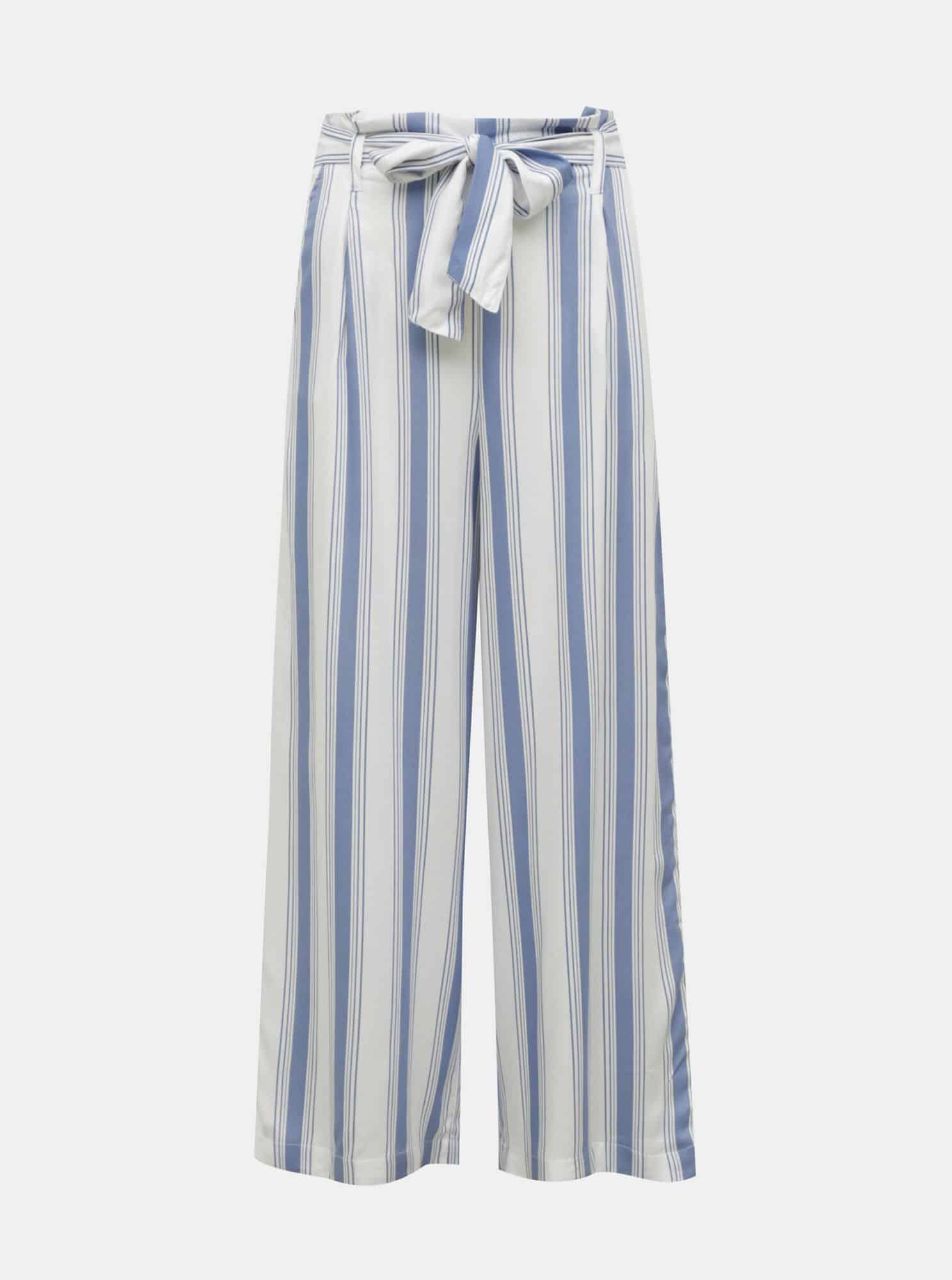 Modro-bílé pruhované kalhoty TALLY WEiJL