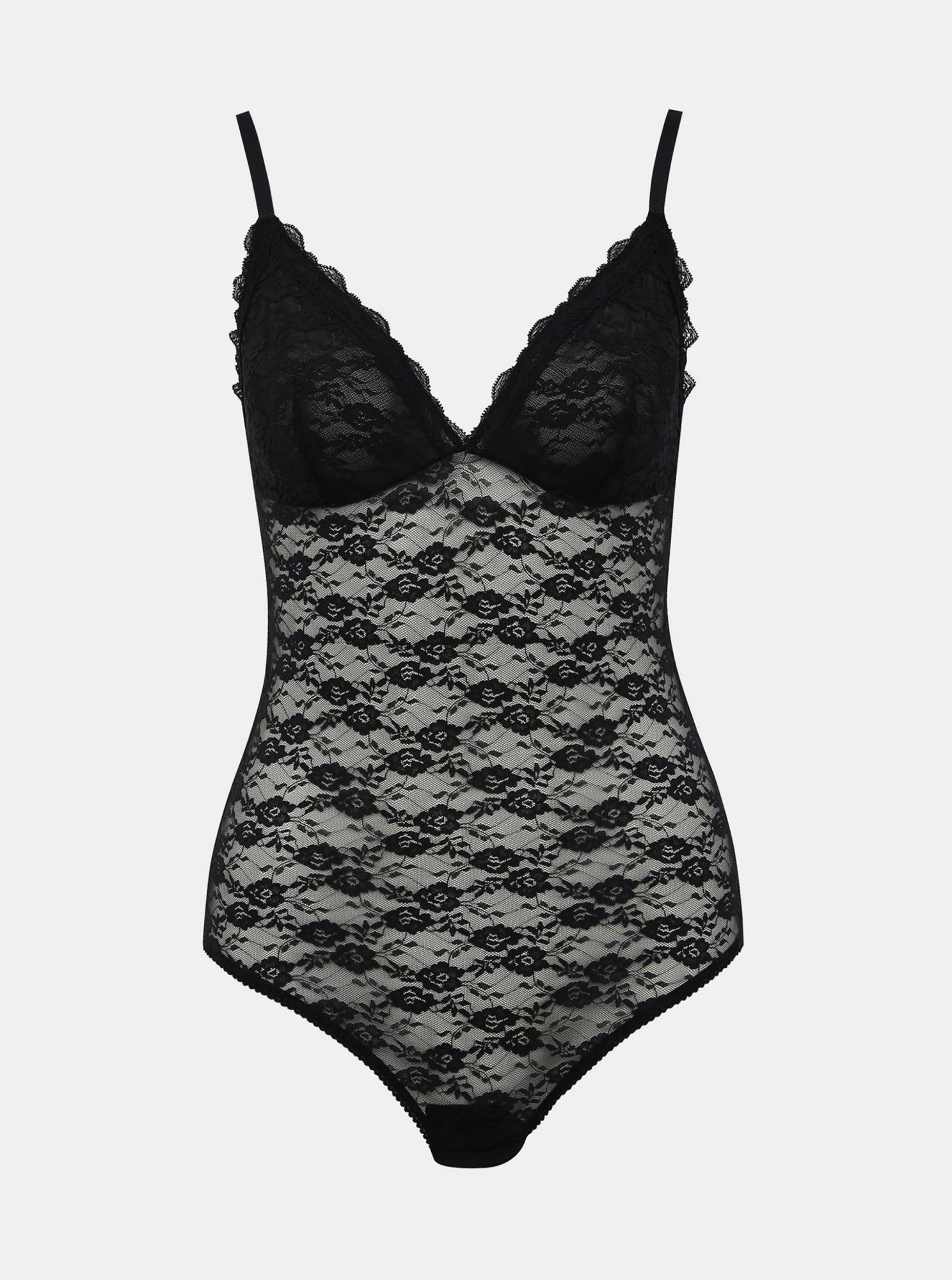 Černé krajkové body Dorina Michelle