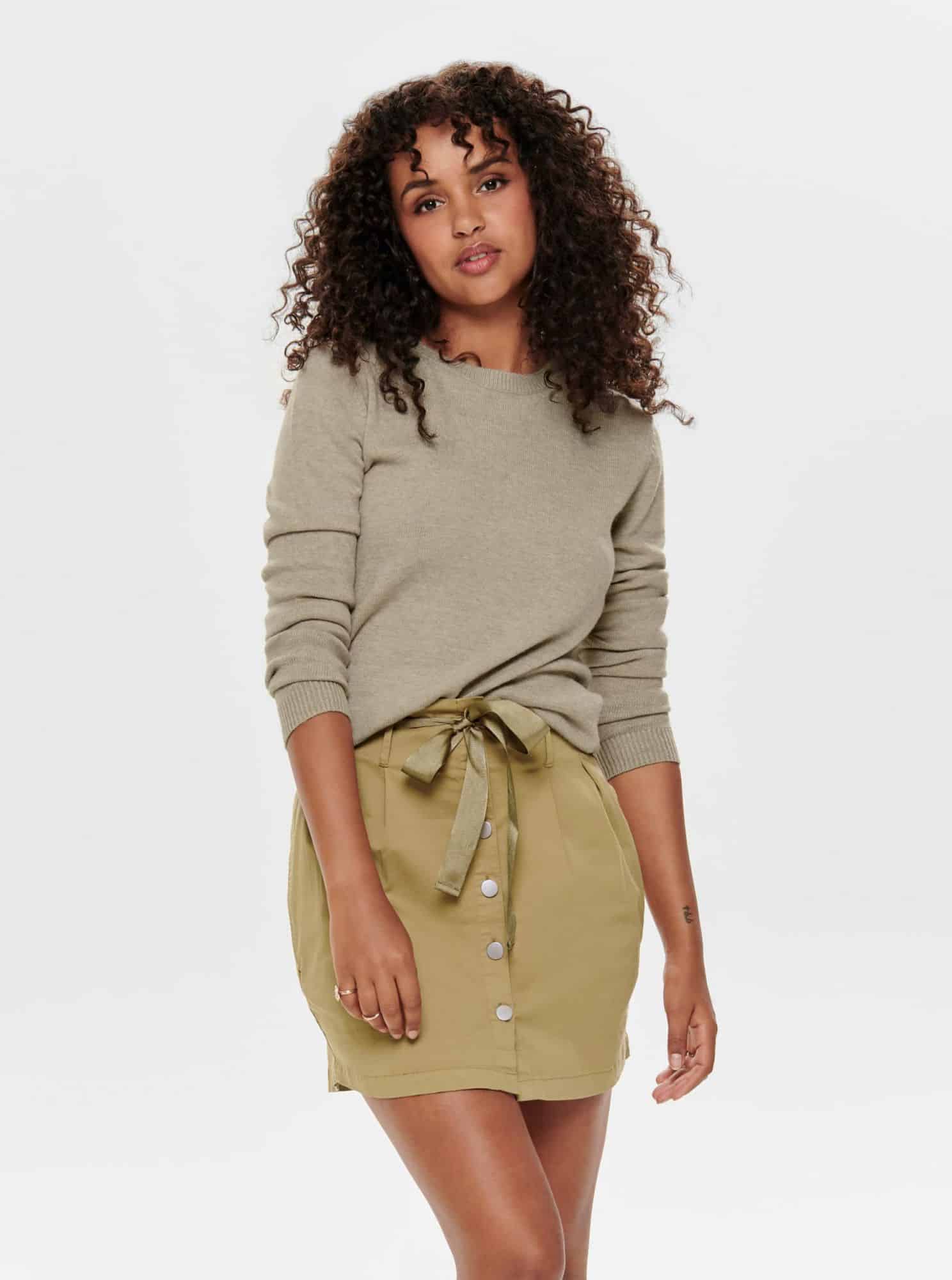 Béžový basic svetr Jacqueline de Yong Marco