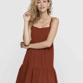 Hnědé šaty ONLY Safi