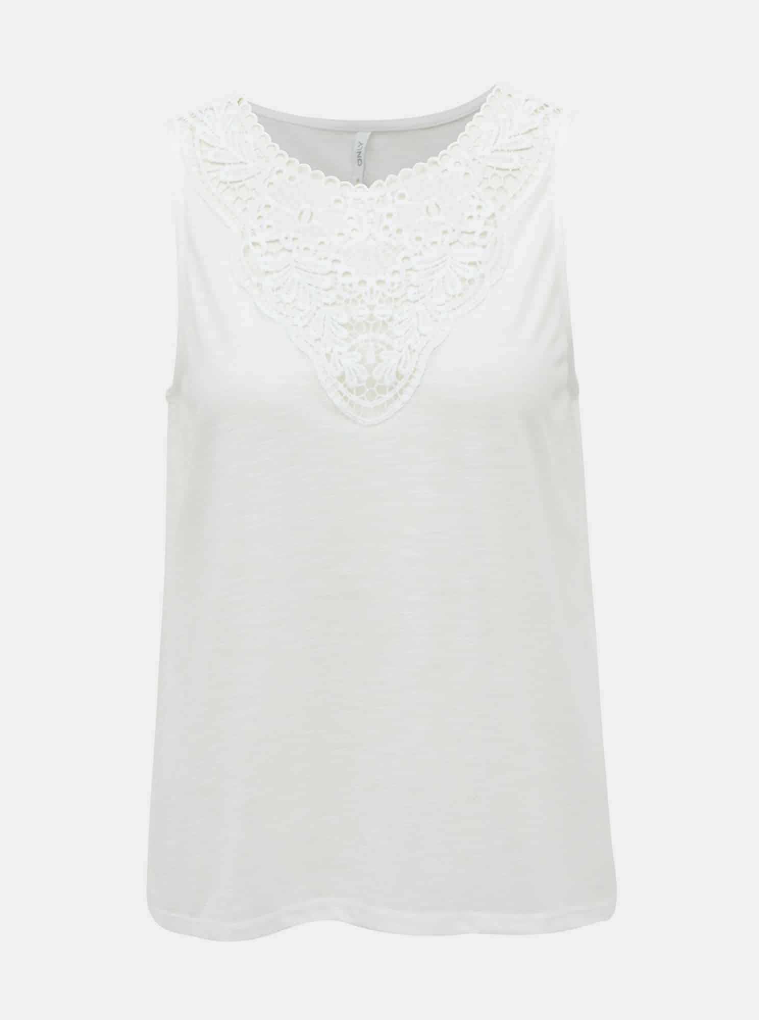 Bílý top ONLY Lisa