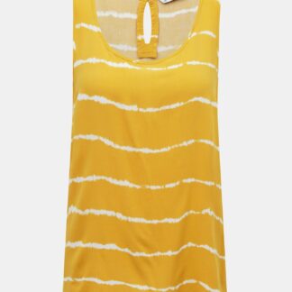 Žluté vzorované tílko ONLY Nova