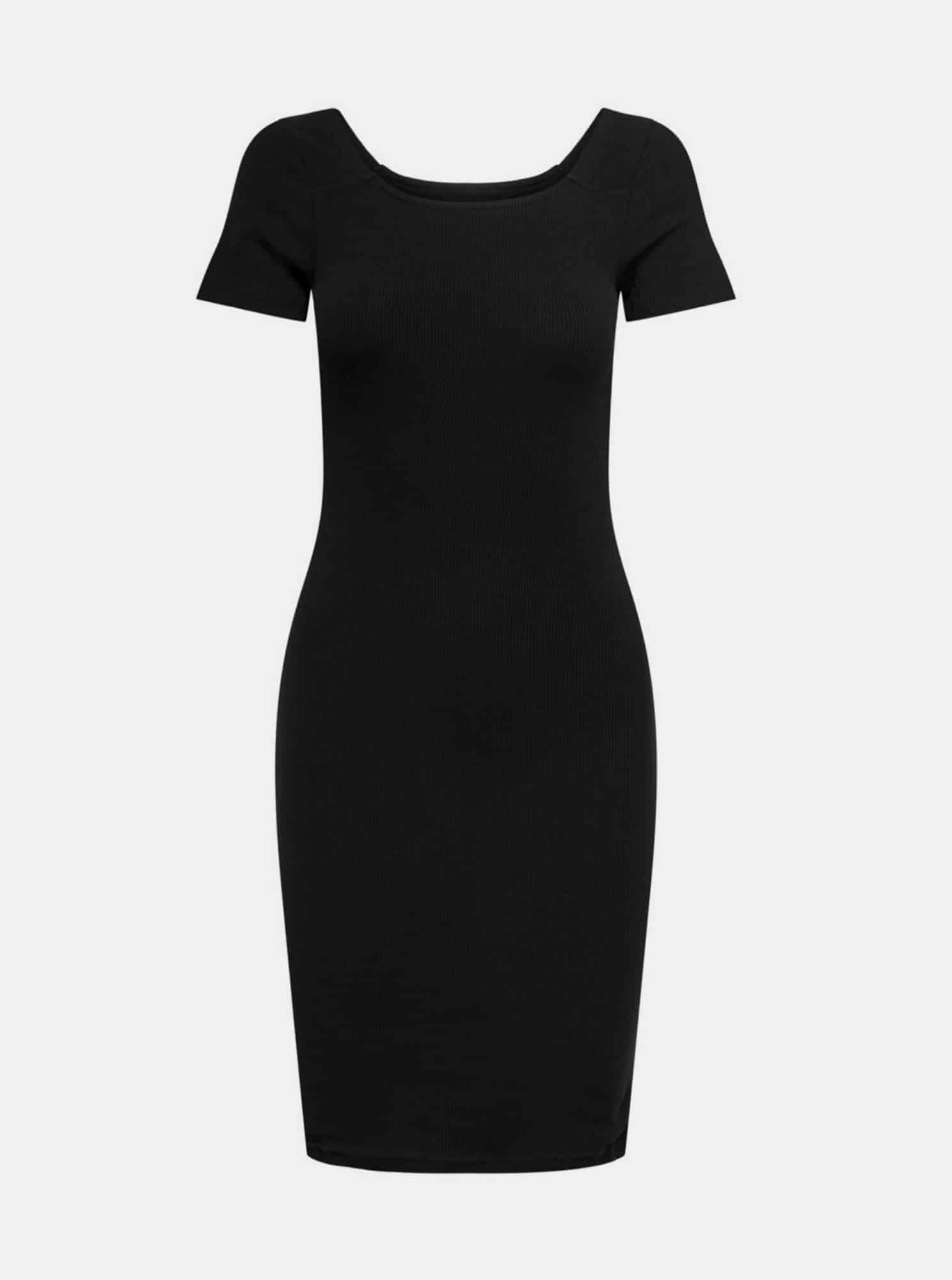 Černé basic šaty ONLY Fiona