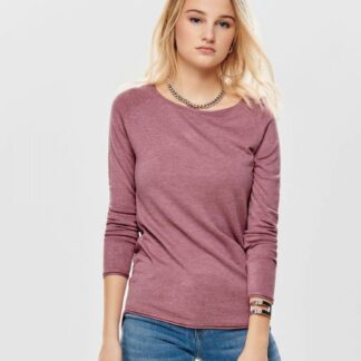 Růžový lehký basic svetr ONLY Mila