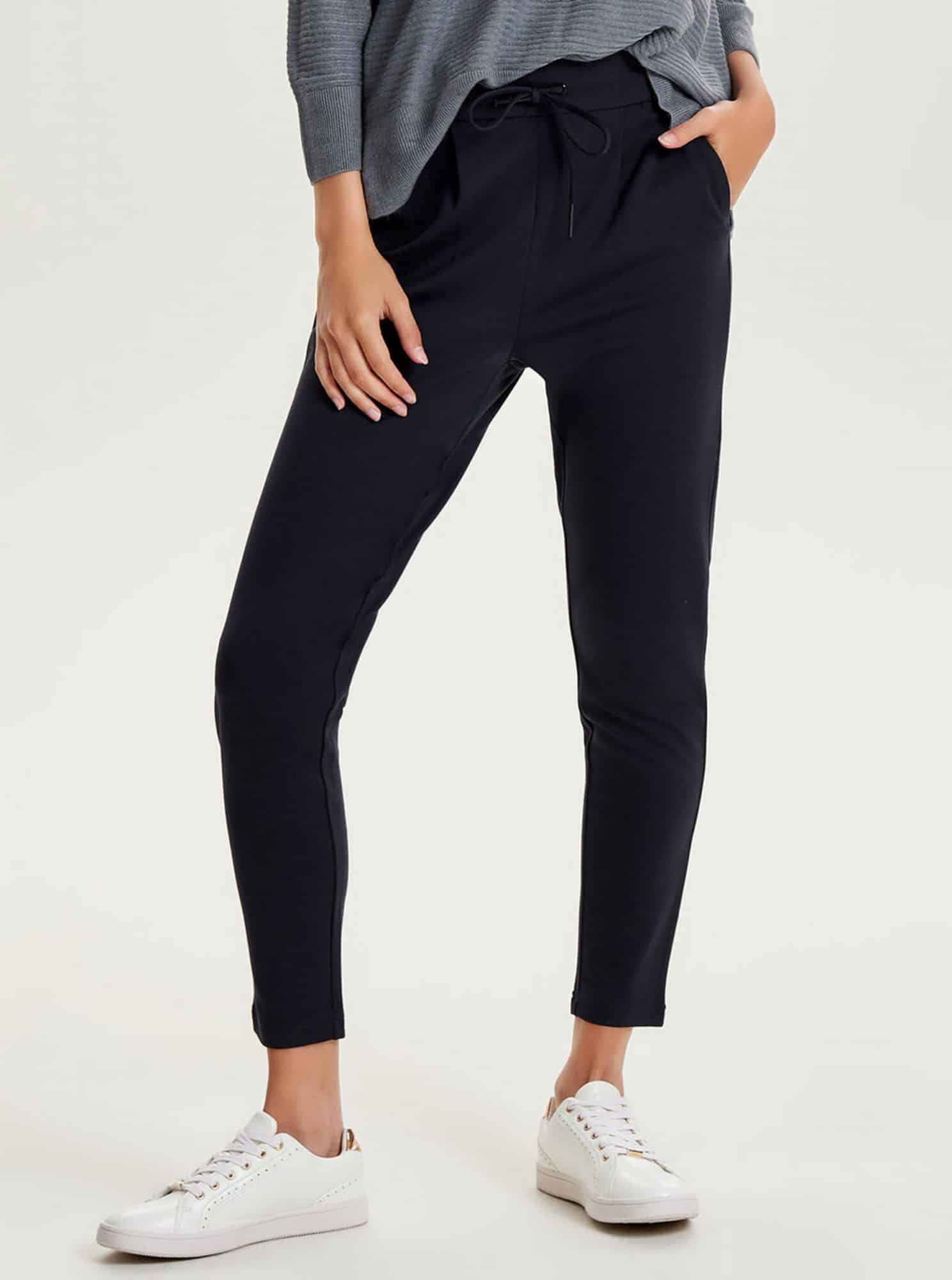 Tmavě modré kalhoty ONLY Poptrash