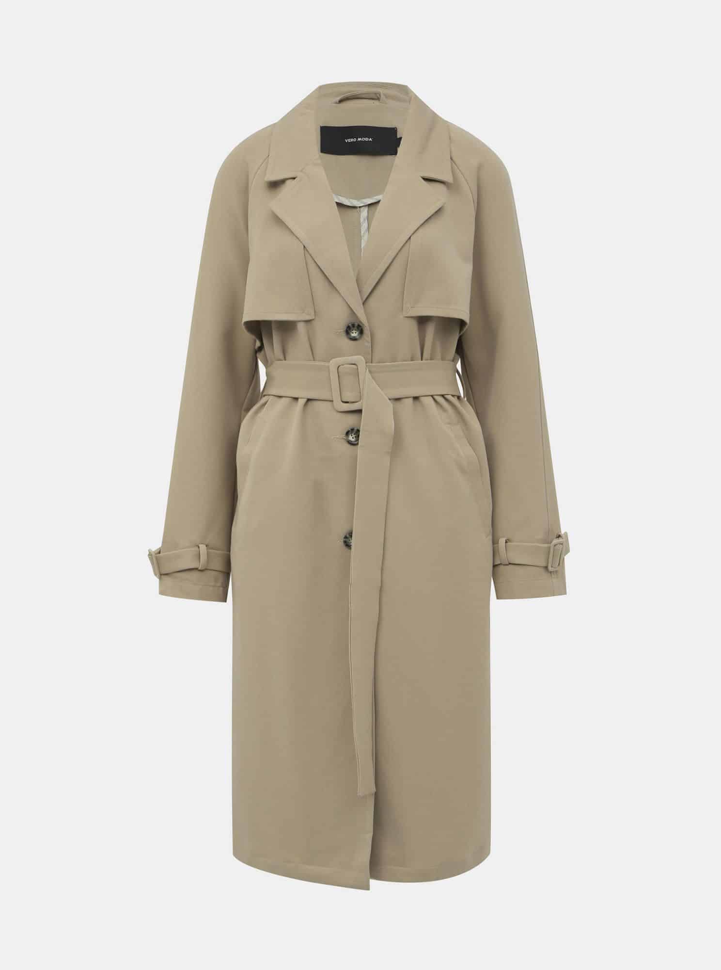 Béžový trenčkot VERO MODA Donna Export