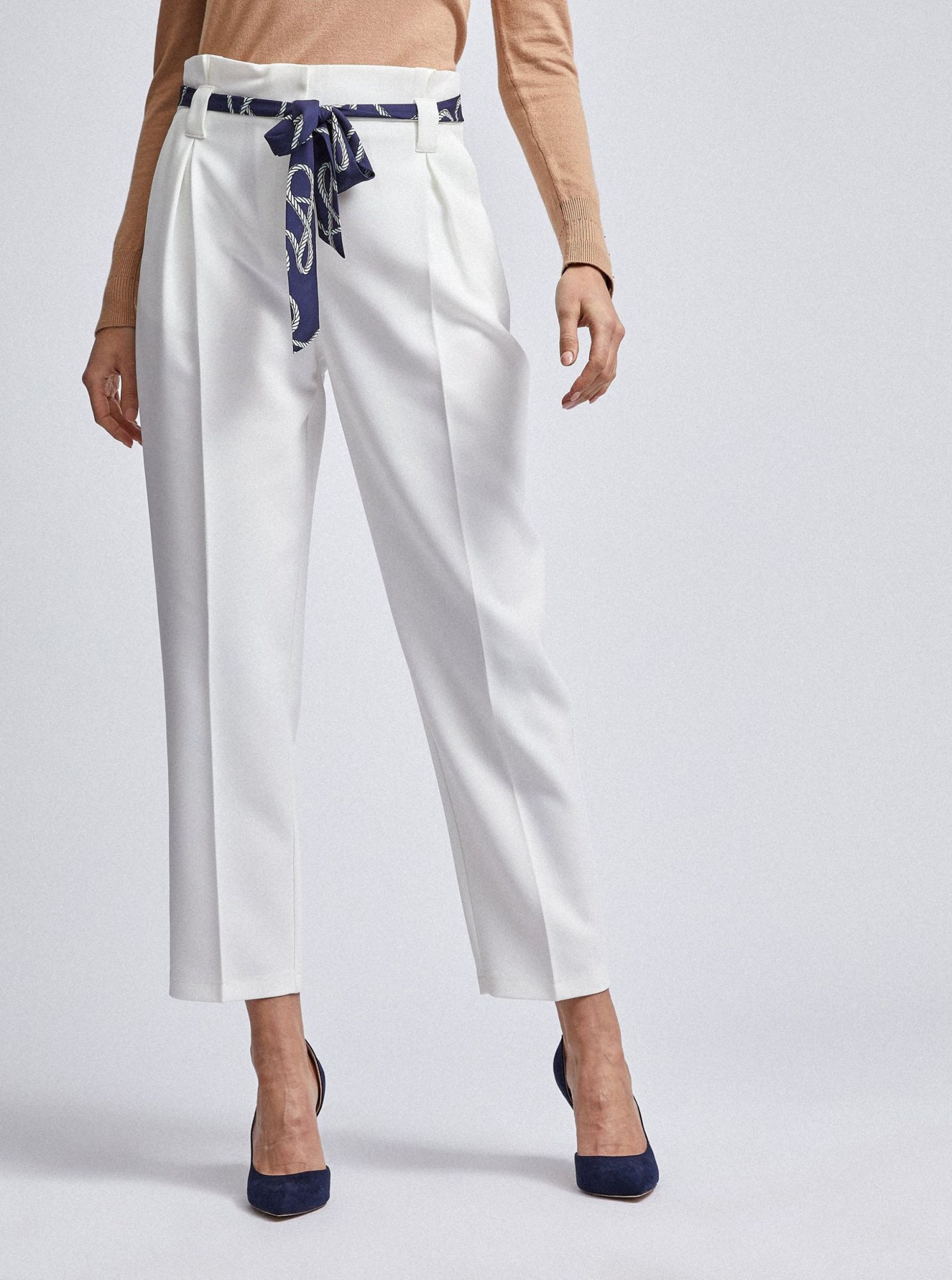 Bílé kalhoty Dorothy Perkins