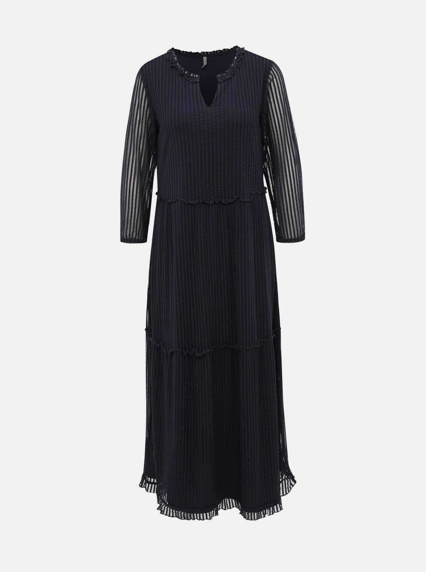 Tmavě modré maxišaty ONLY Naja