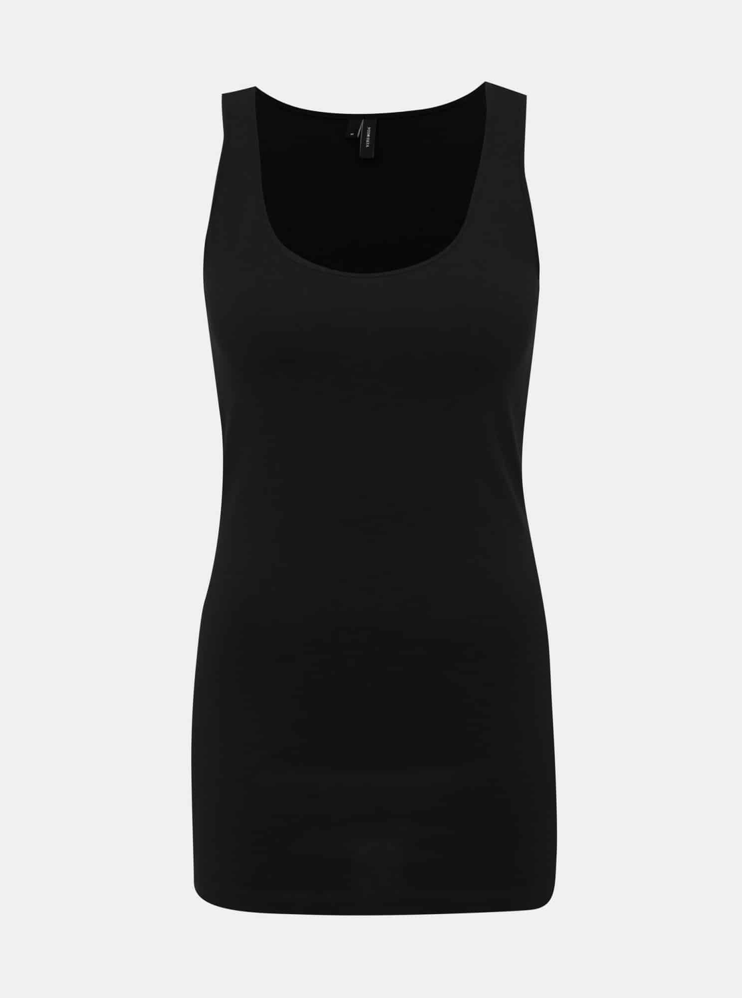Černé basic tílko VERO MODA Maxi
