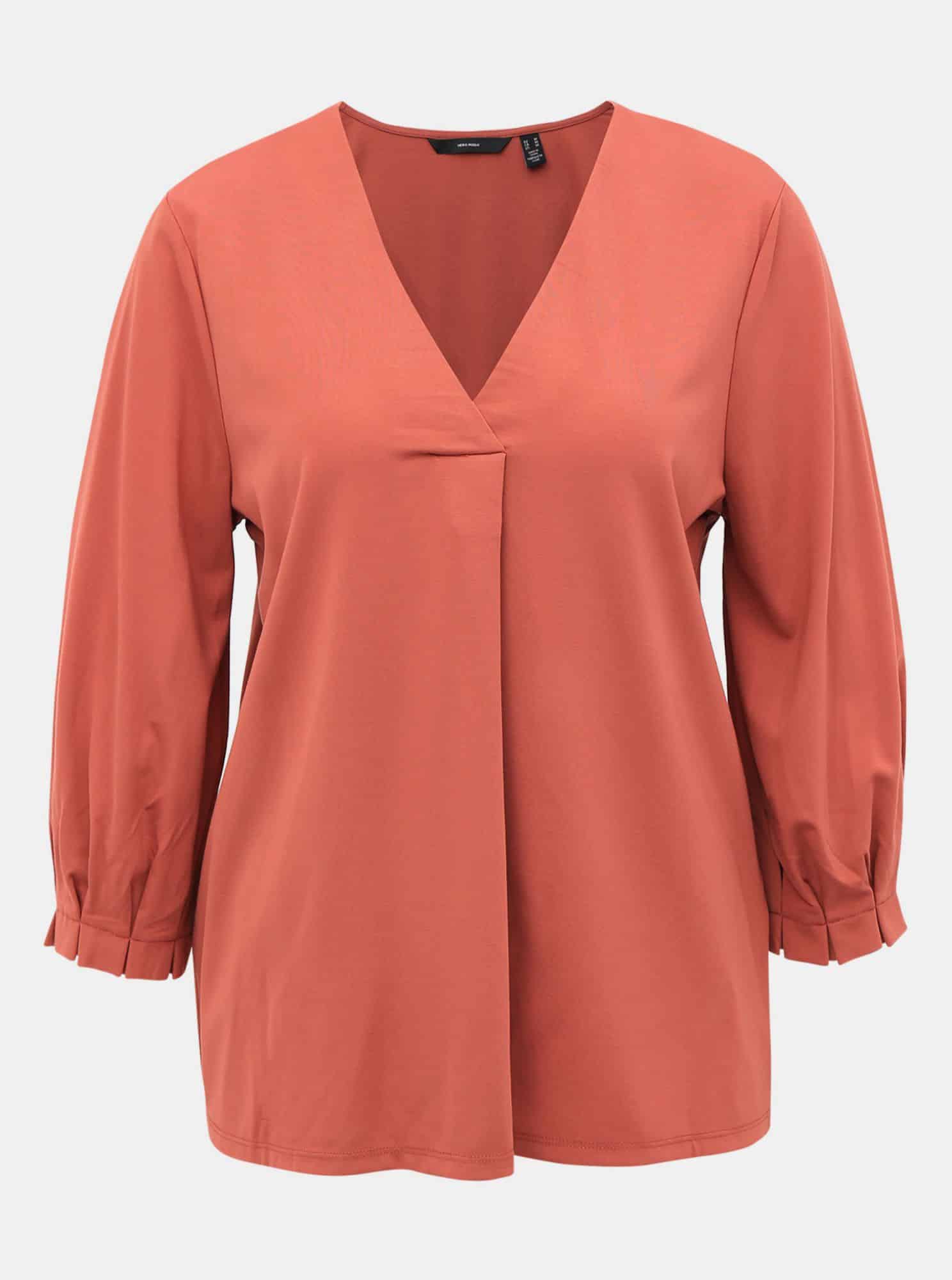 Cihlová halenka VERO MODA Jean