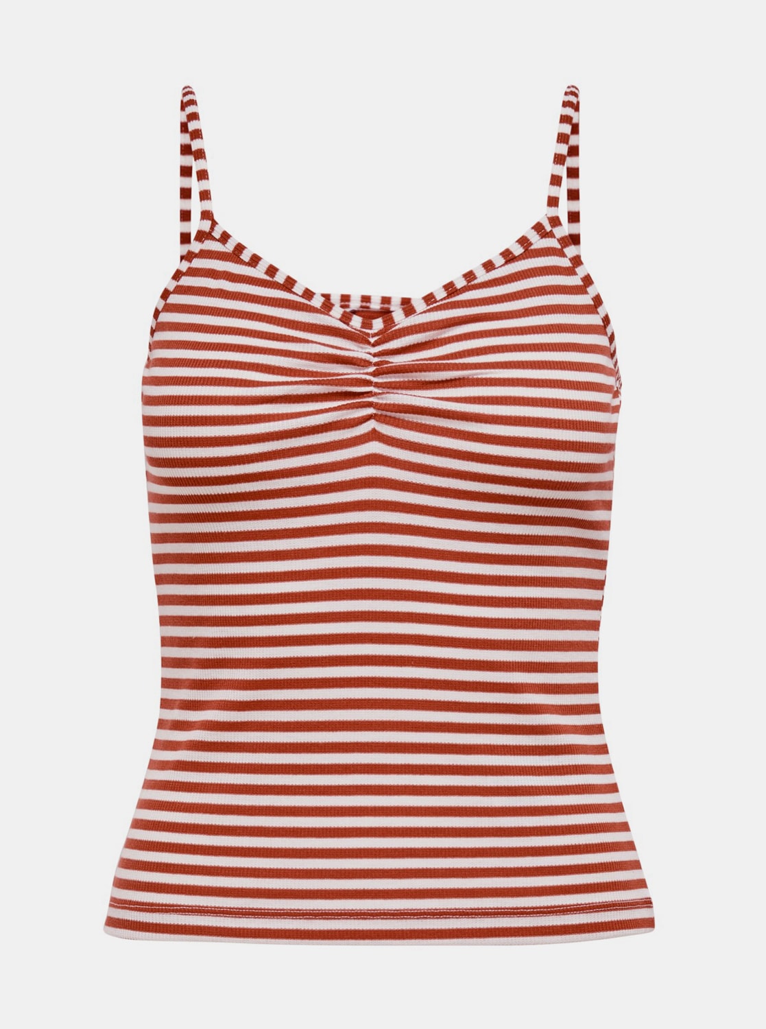 Bílo-červené pruhované tílko ONLY Tinea