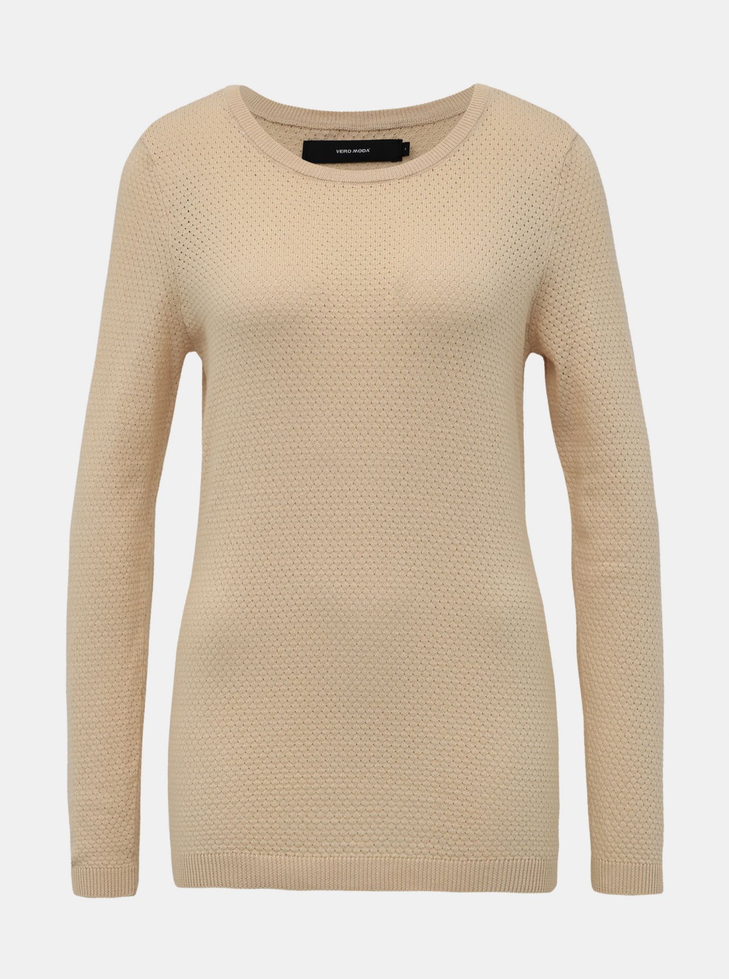 Béžový svetr VERO MODA Minnie