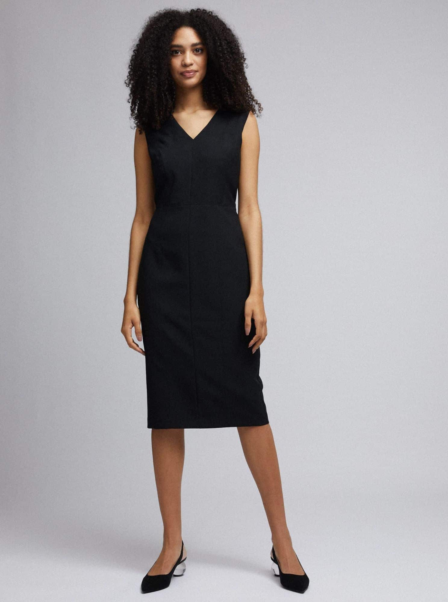 Černé pouzdrové šaty Dorothy Perkins