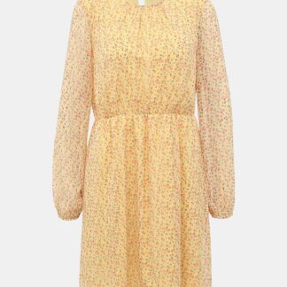 Žluté květované šaty VERO MODA Molly