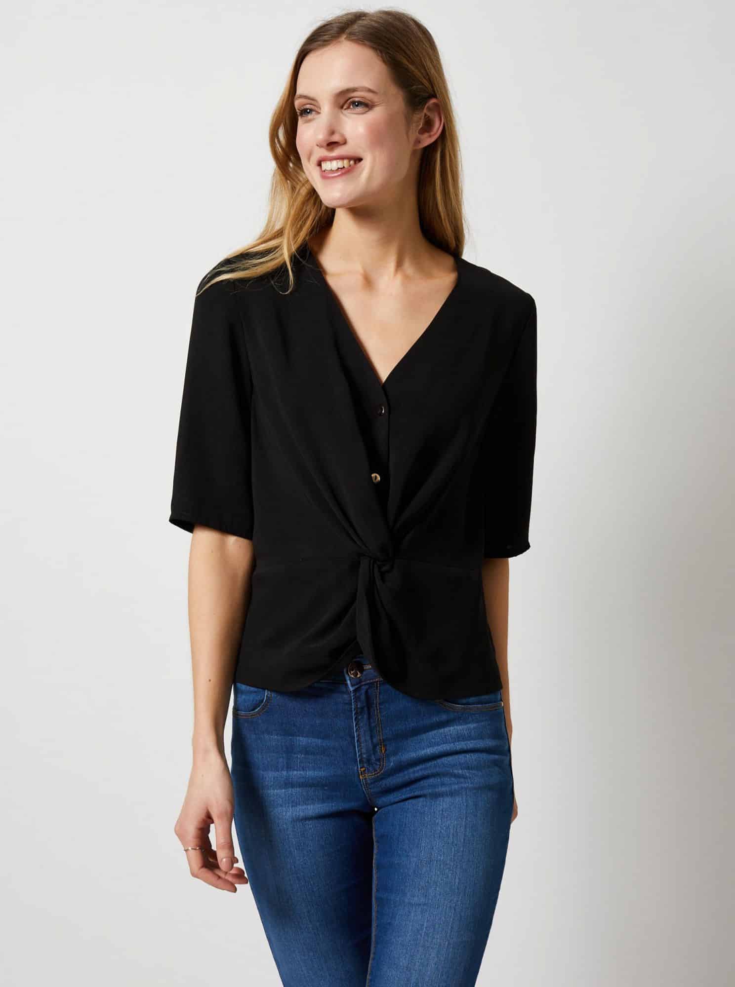 Černá halenka Dorothy Perkins