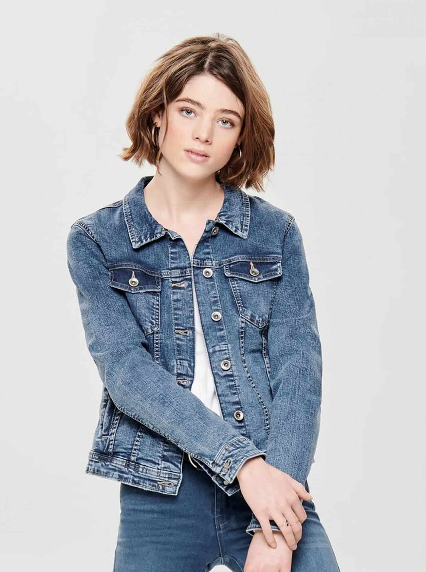 Modrá džínová bunda ONLY Tia