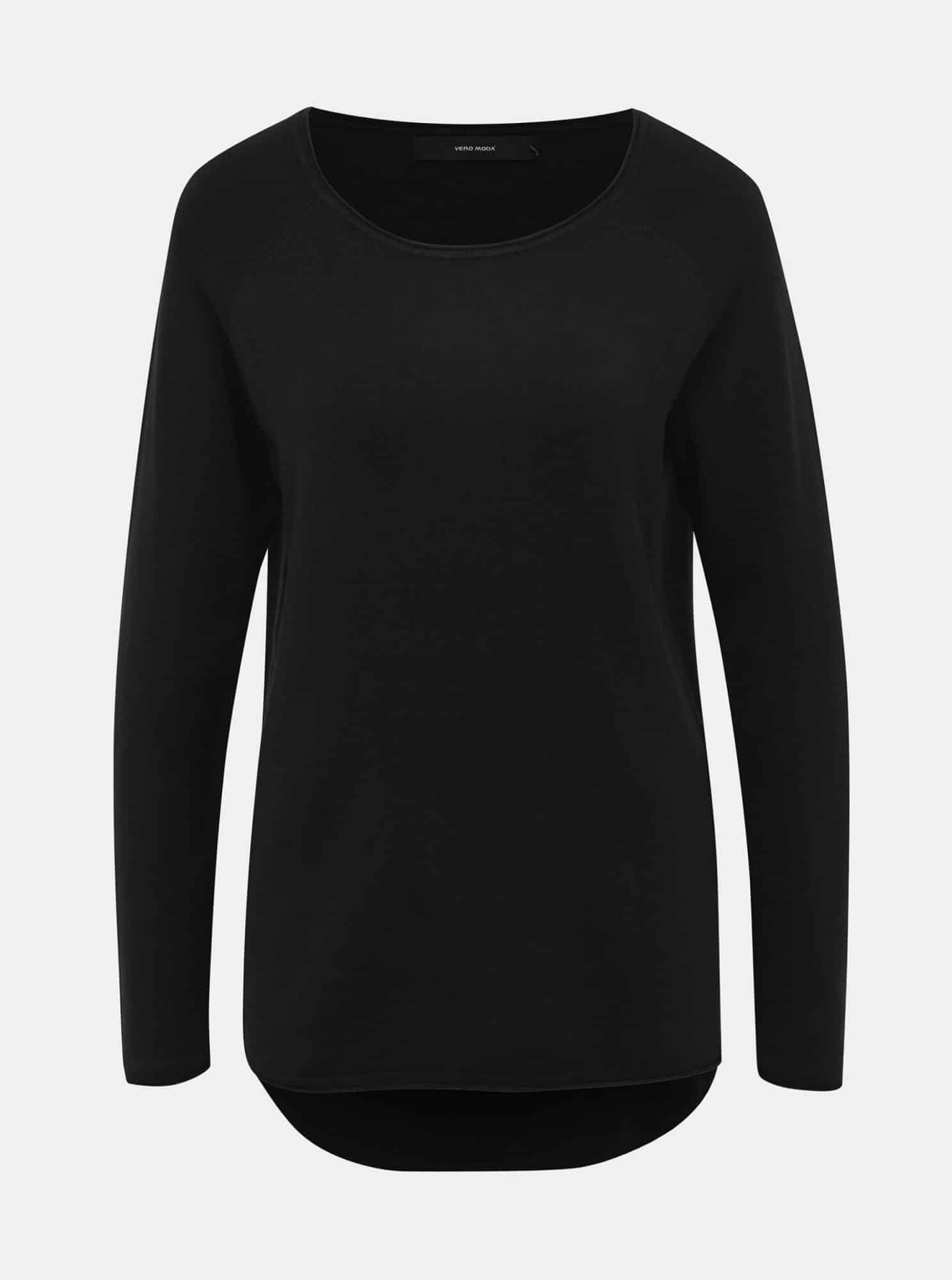 Černý lehký basic svetr VERO MODA Ellie Glory