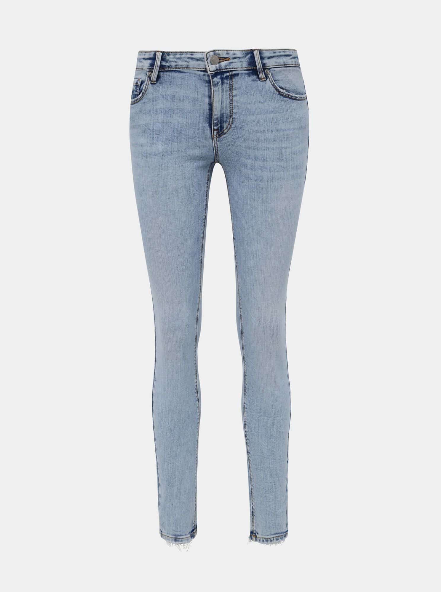 Světle modré skinny fit džíny VERO MODA Lydia