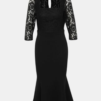Černé šaty s krajkou Dorothy Perkins