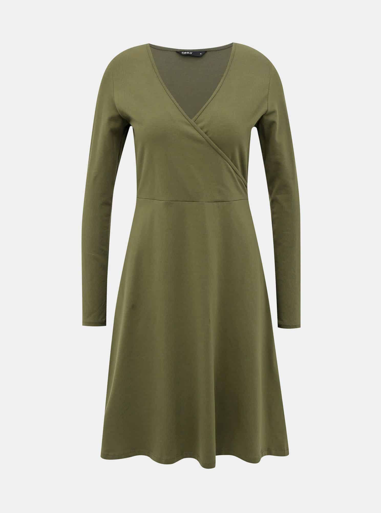 Zelené šaty ONLY Sally