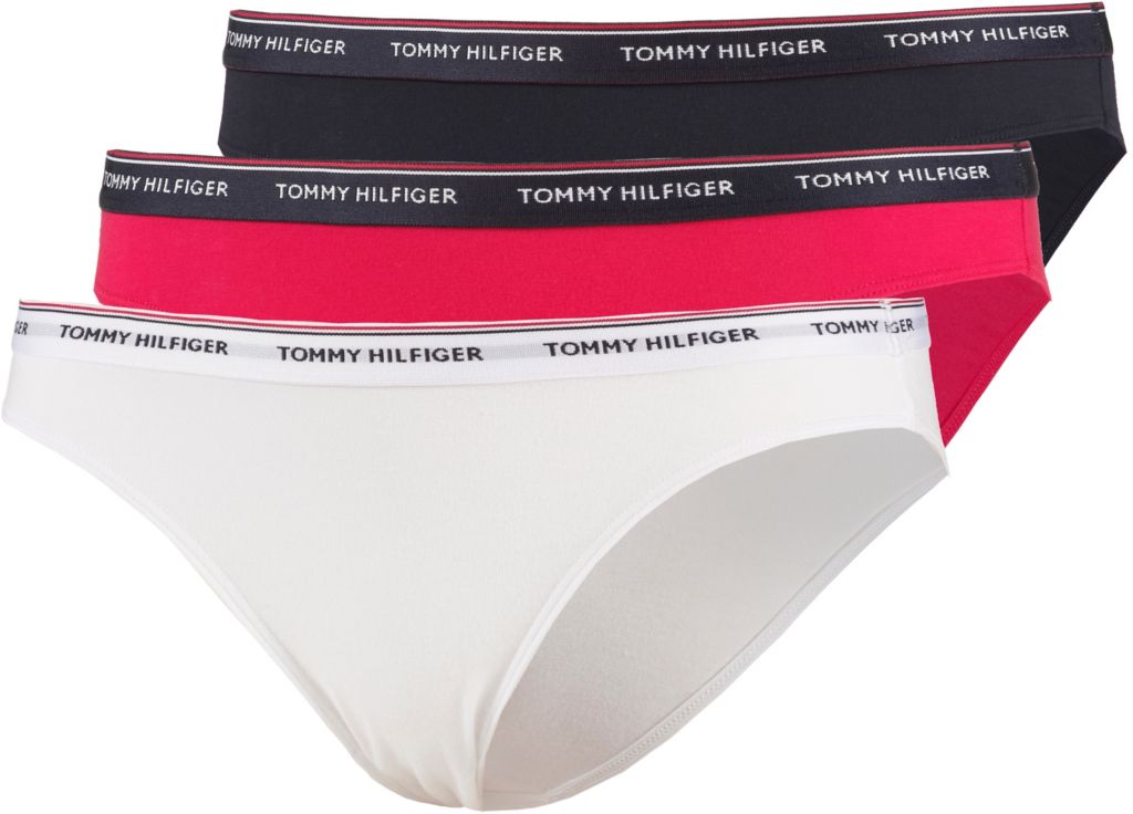 Tommy Hilfiger 3 pack barevných kalhotek Bikini Basic