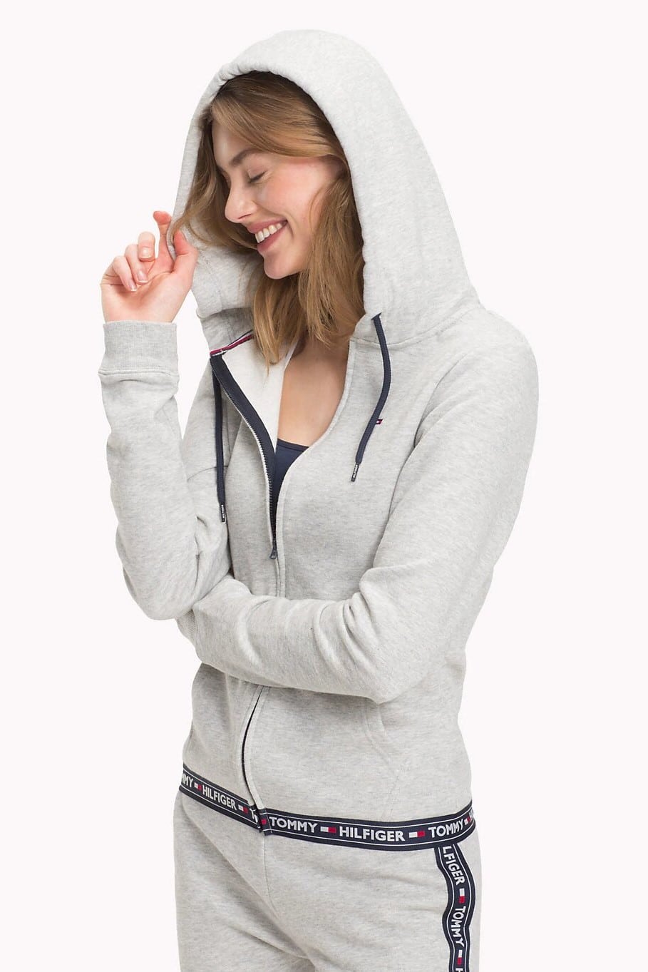 Tommy Hilfiger šedá mikina Hoody HWK Basic