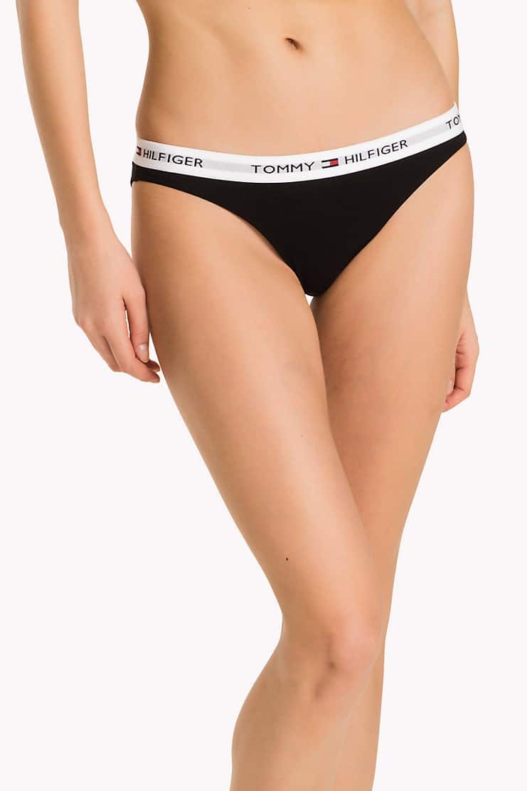 Tommy Hilfiger černé kalhotky Bikini Iconic Basic