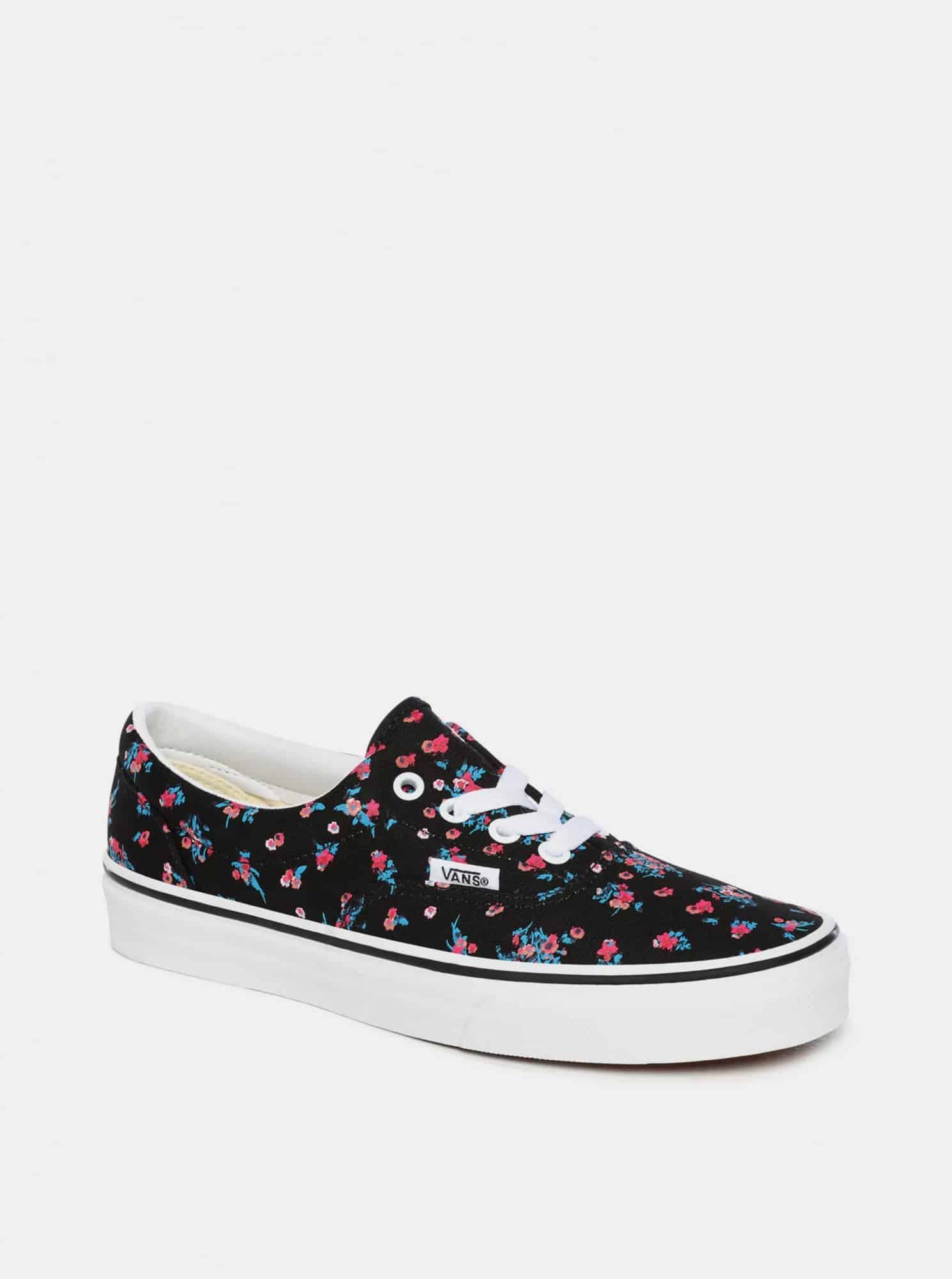 Vans černé květované tenisky
