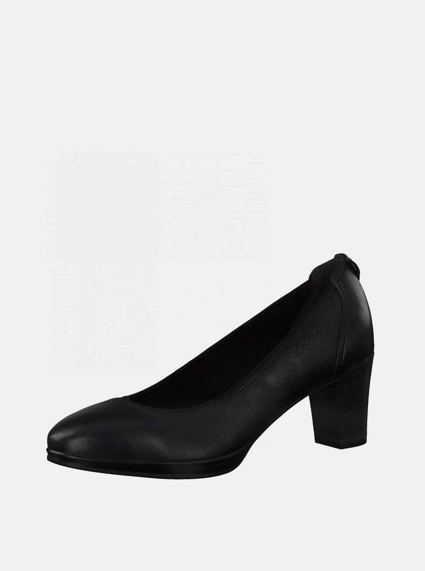 Tamaris černé kožené lodičky