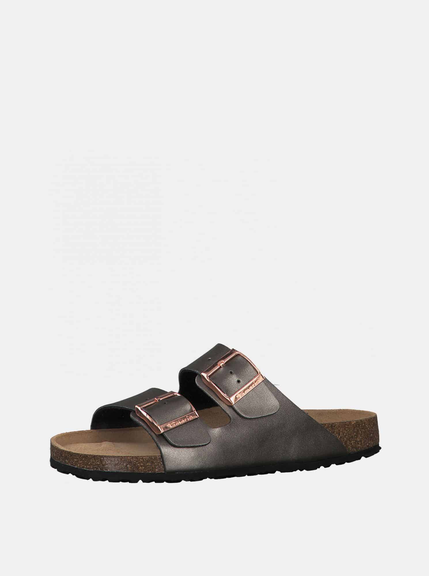 Tamaris šedé pantofle