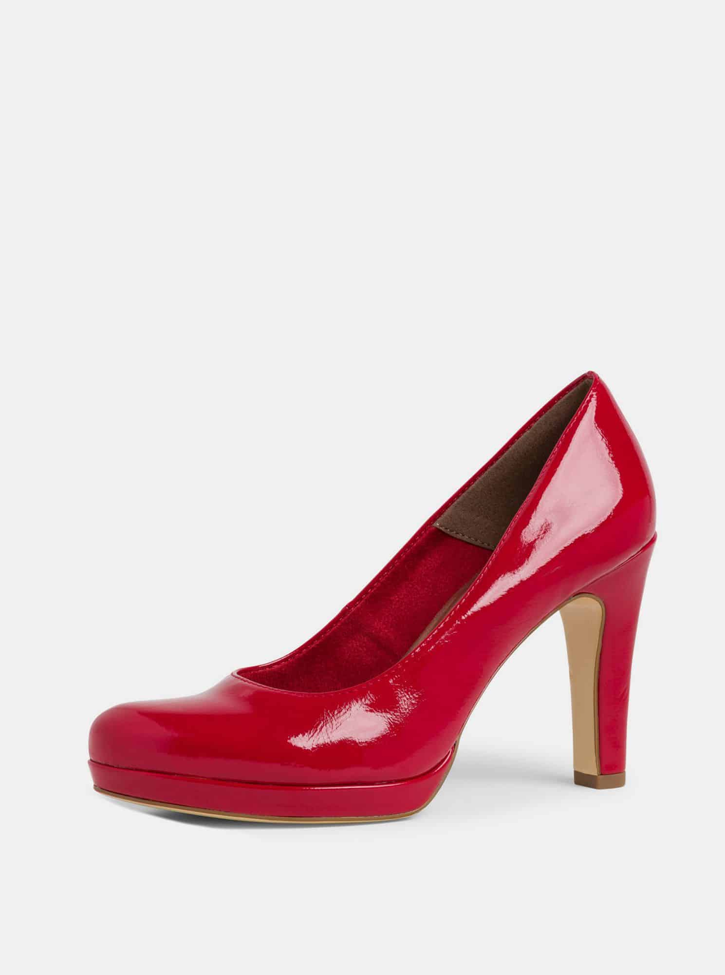 Tamaris červené lodičky