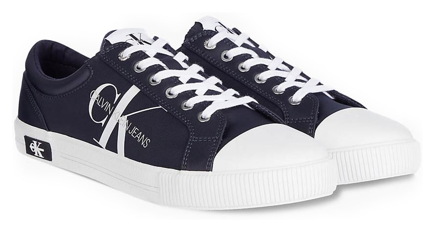 Calvin Klein modré pánské tenisky Vulcanized Sneaker Laceup