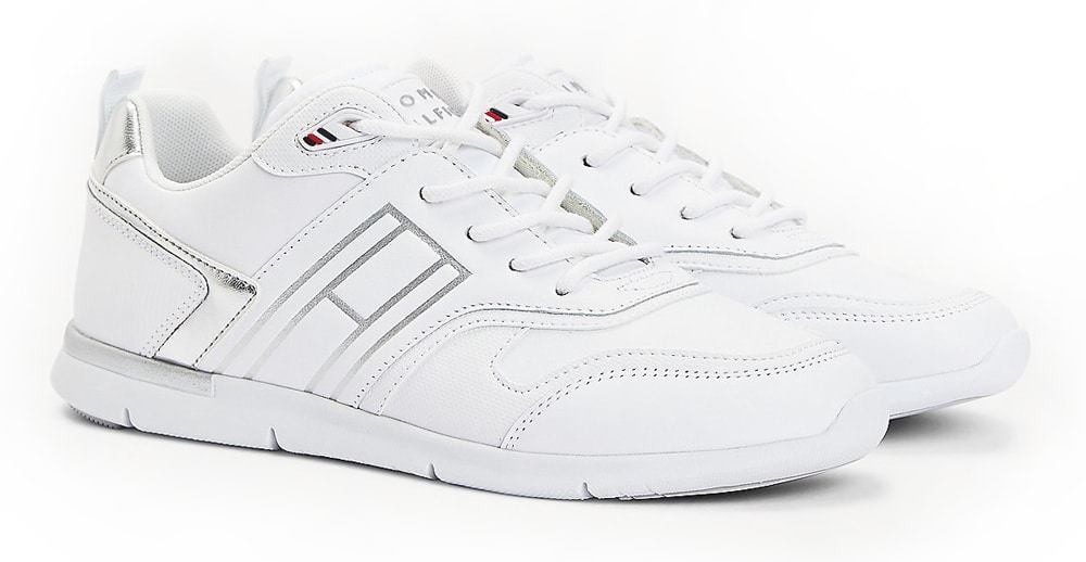 Tommy Hilfiger bílé tenisky Metallic Lightweight Sneaker
