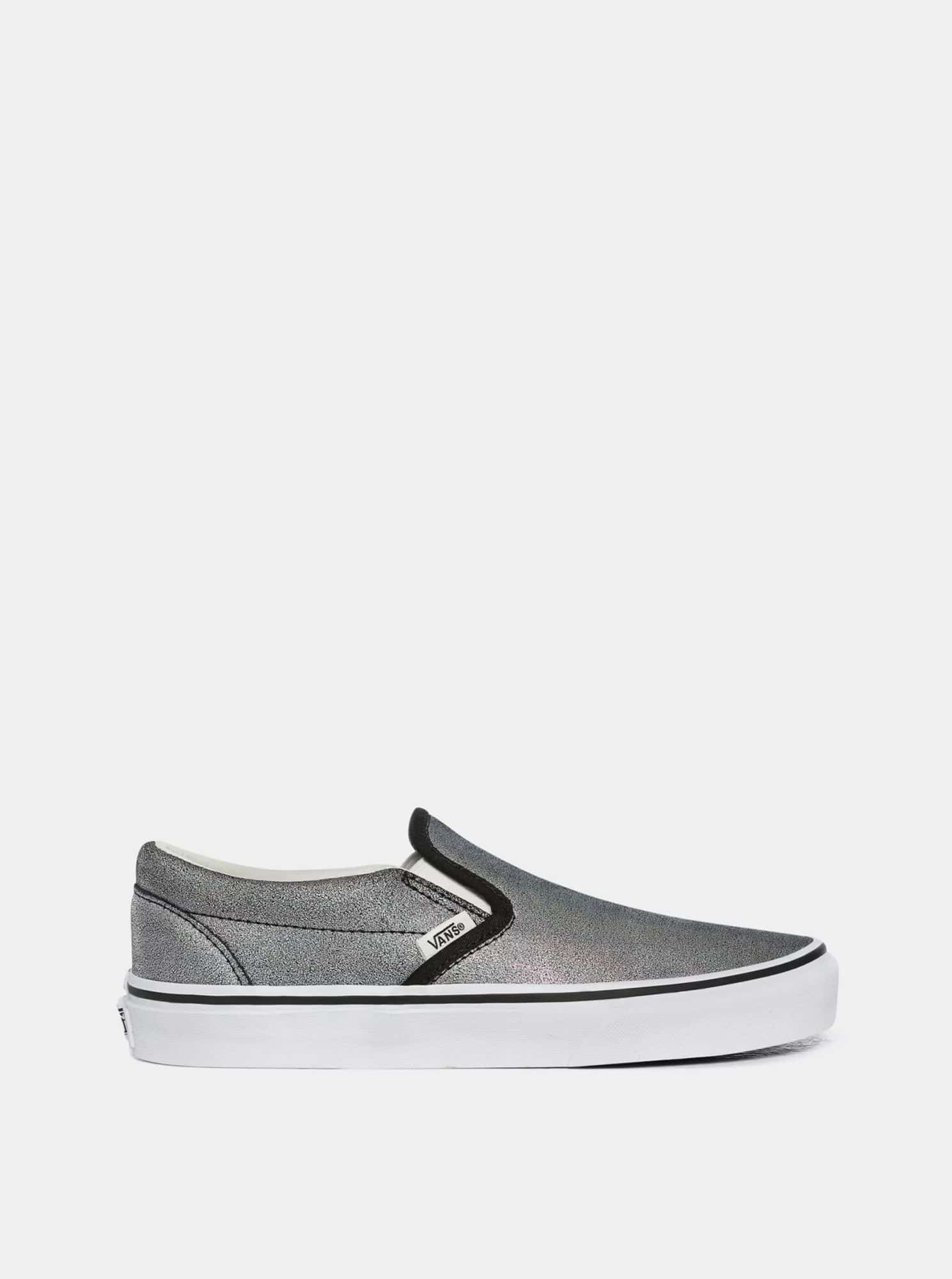 Vans stříbrné tenisky slip on