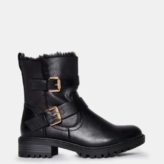 Černé zimní kotníkové boty Dorothy Perkins