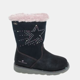 Tmavě modré holčičí zimní boty Tom Tailor