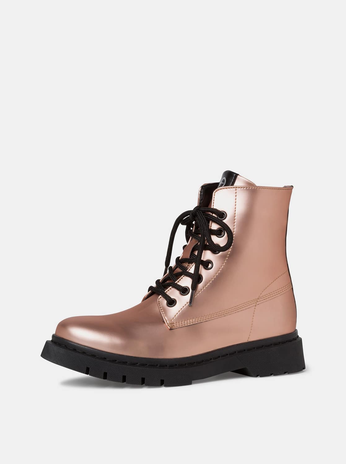 Tamaris růžové kotníkové boty