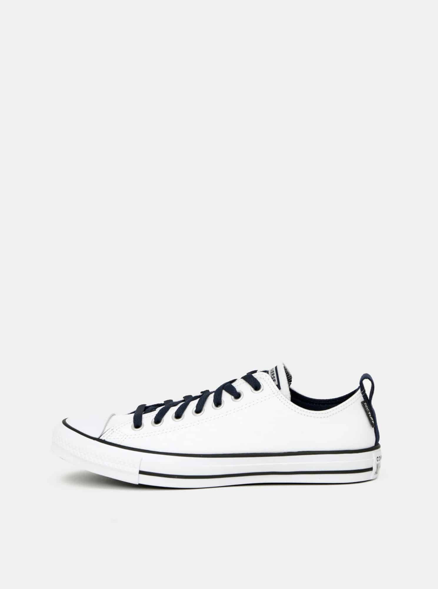 Bílé pánské kožené tenisky Converse
