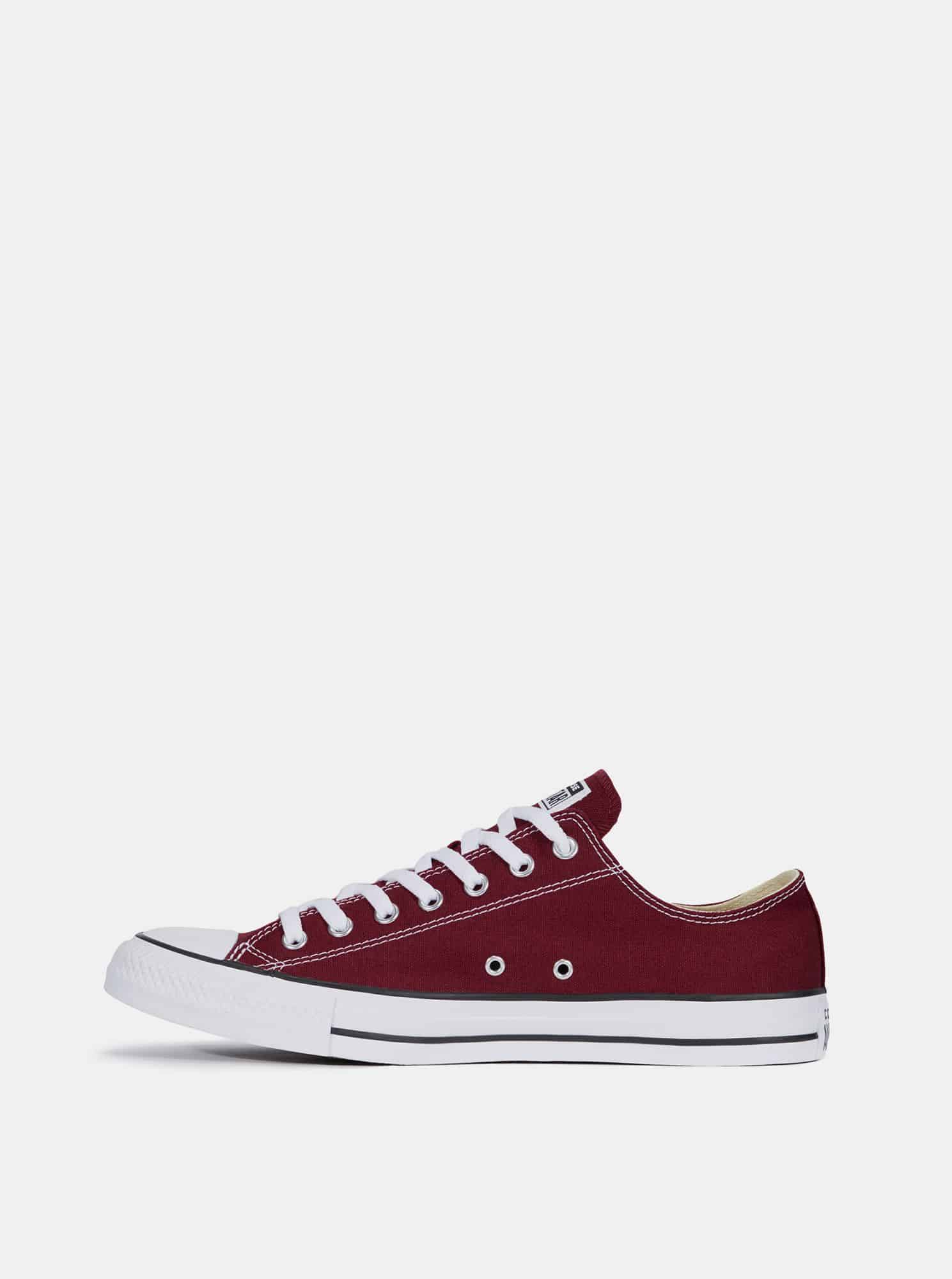 Vínové dámské tenisky Converse