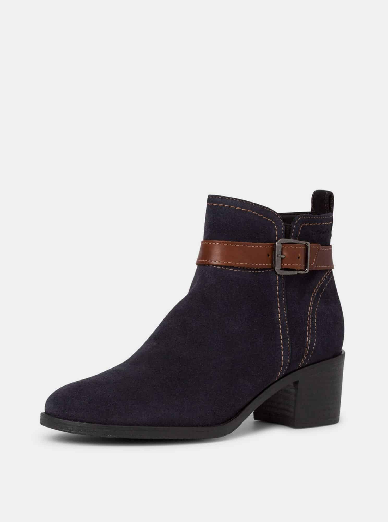 Tamaris semišové kotníkové boty