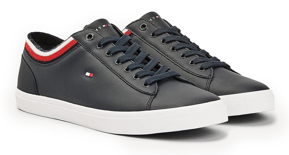 Tommy Hilfiger tmavě modré pánské tenisky Essential Marine